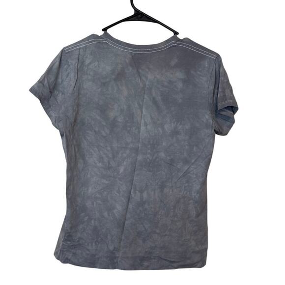 The Mountain American Flag Tiger Wildcat T-Shirt Size M Gray Graphic Print Bold - Picture 2 of 8